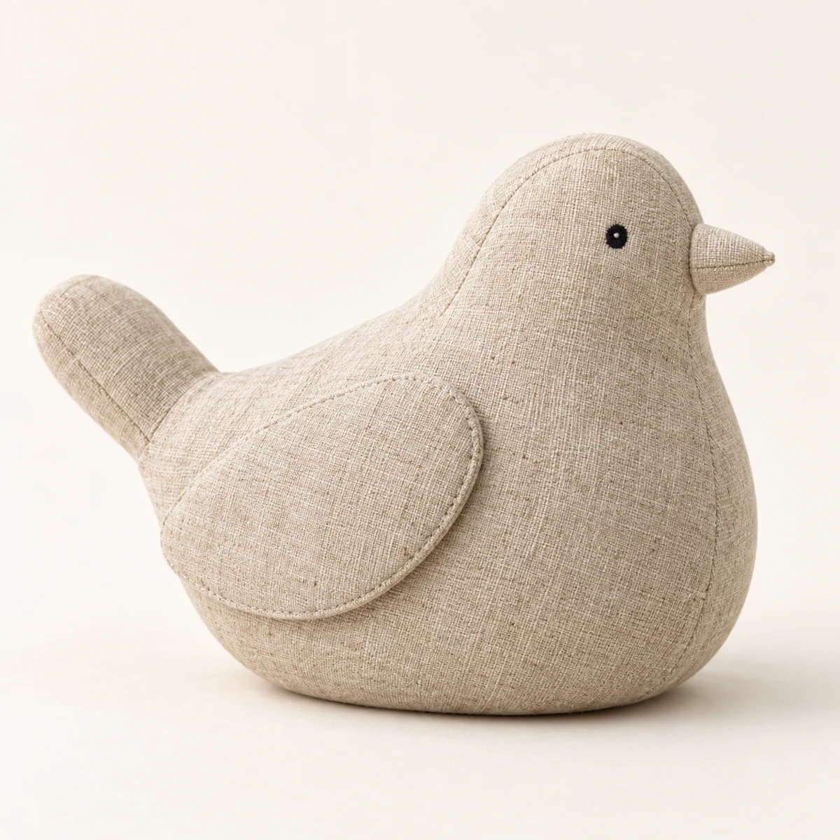 Oatfield Sparrow, Oat fabric bird doorstop